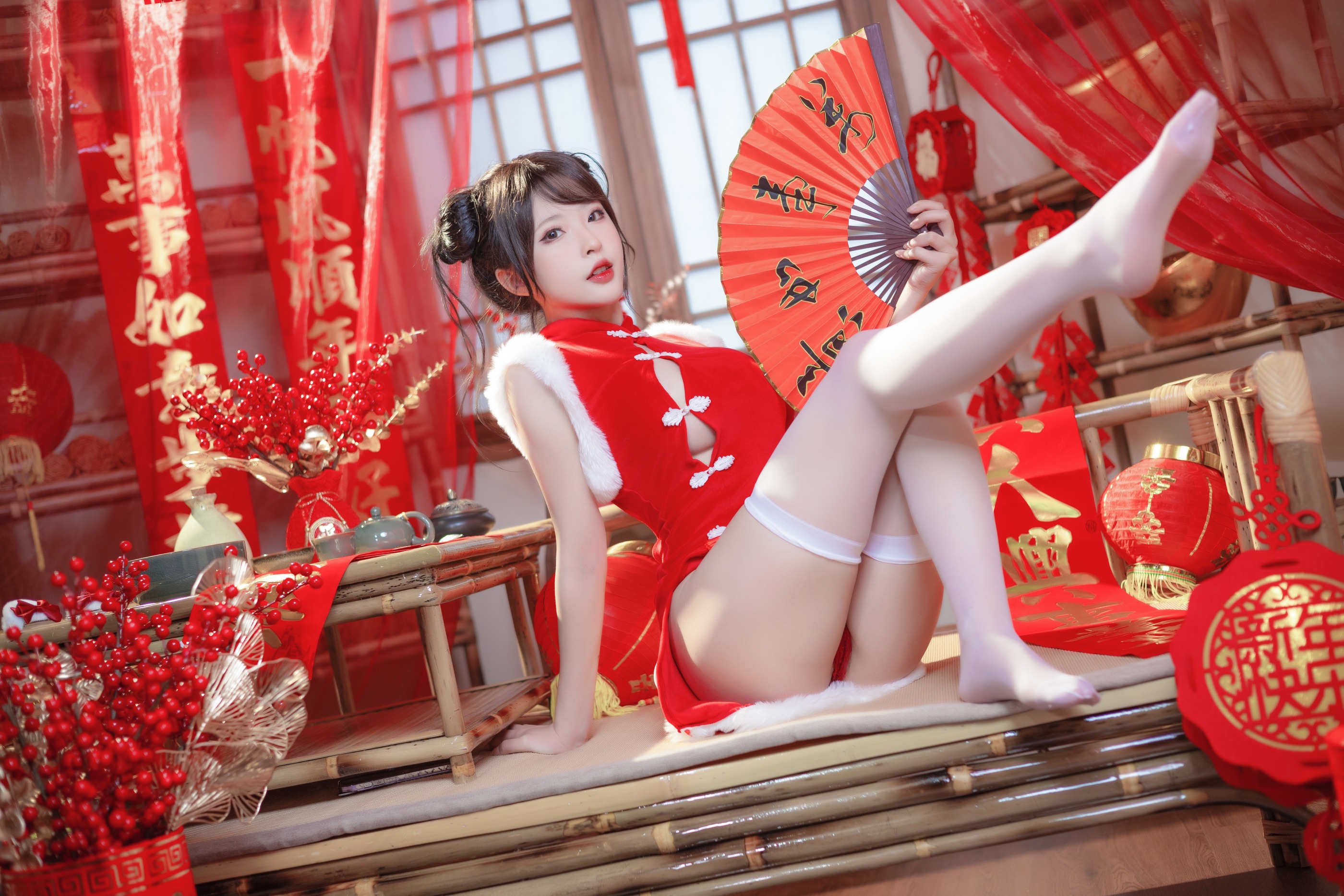 图片[1]-清水由乃 – NO.049 新年旗袍[78P]-XikXak
